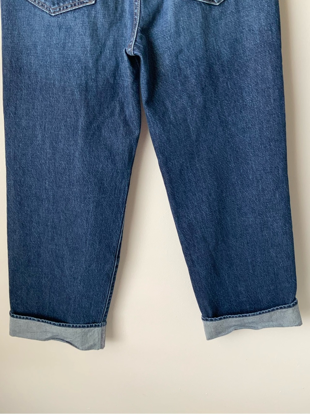 MOTHER SUPERIOR Jeans Lil’ Mother Lil’ Spitfire Nerdy Cuff Blue Size 26 - Picture 8 of 14